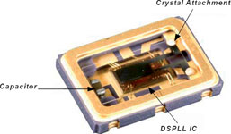 Figure 2. Si550 VCXO oscillator module with lid removed